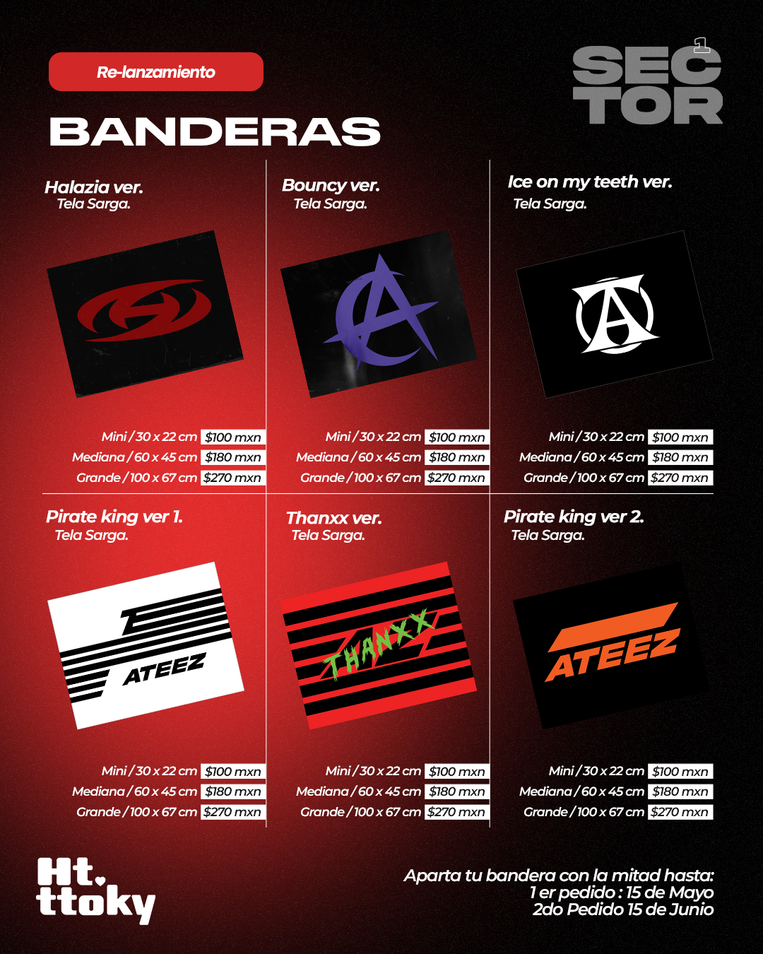 Banderas ATEEZ 'Sector 1'