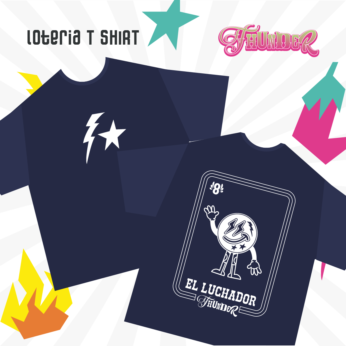 Playera Thunder "Lotería"
