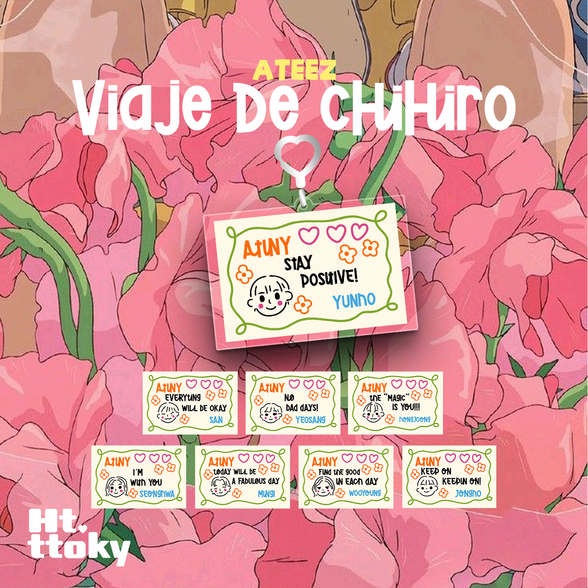Llavero ATEEZ “Viaje de Chihiro”