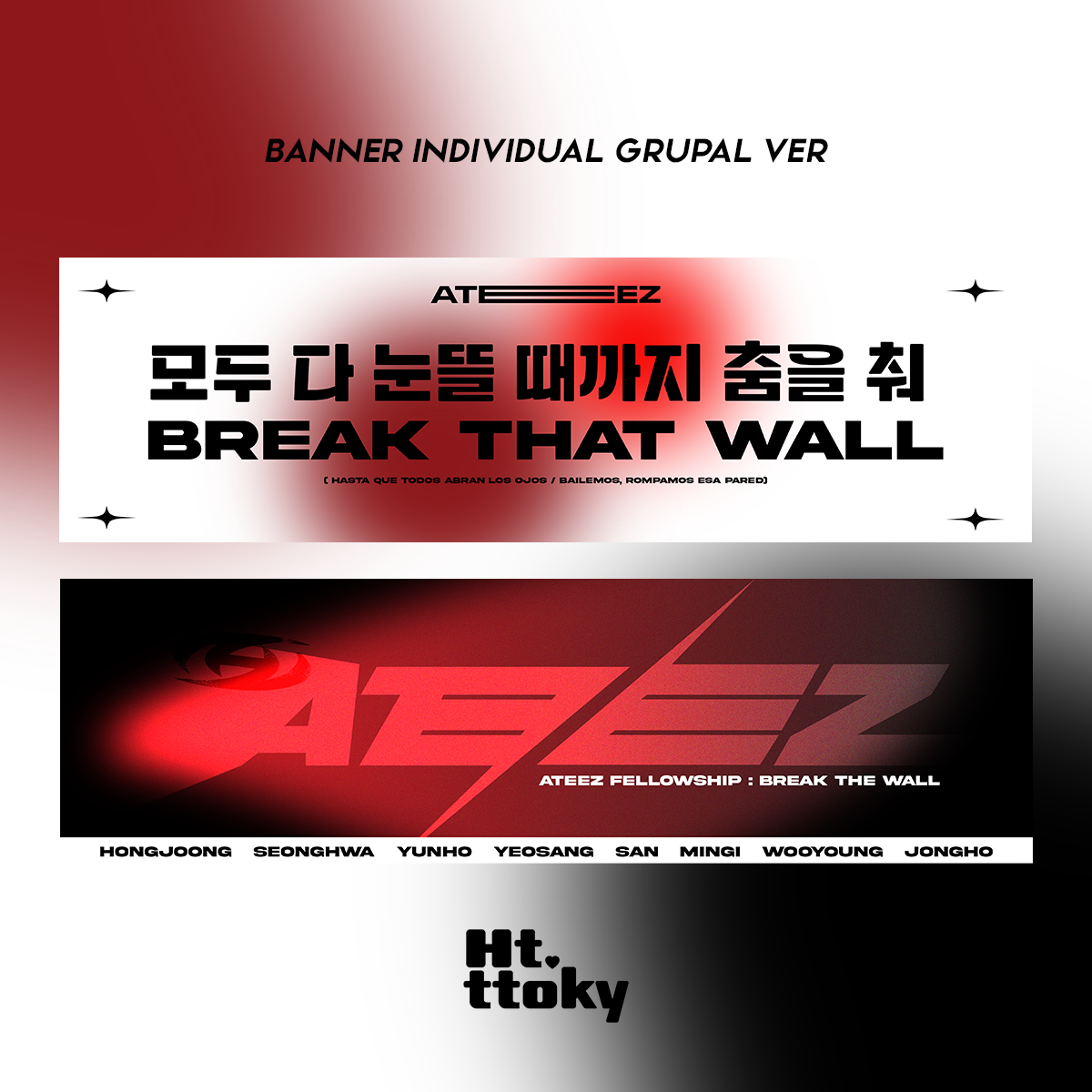Banner ATEEZ 'FELLOWSHIP: BREAK THE WALL'