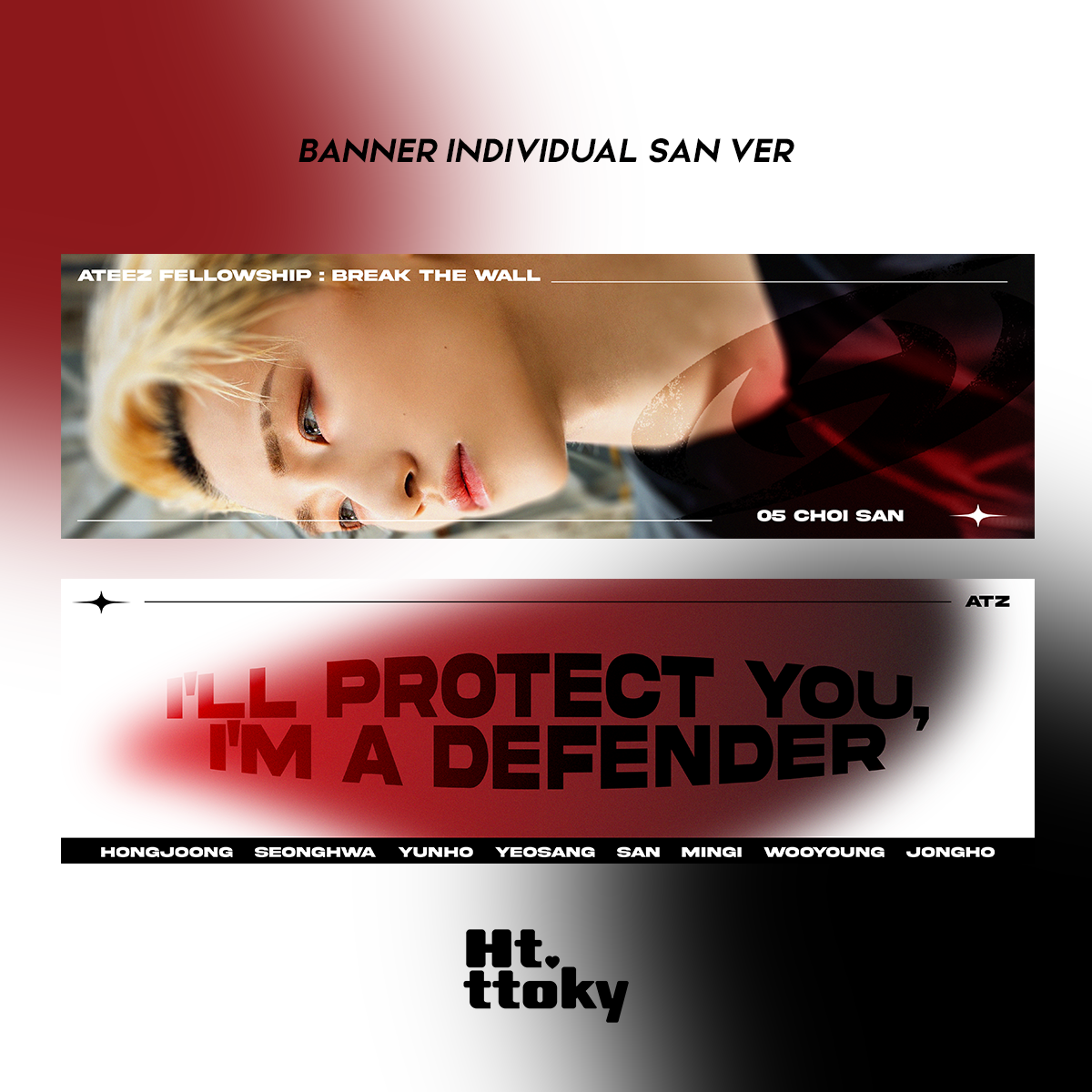 Banner ATEEZ 'FELLOWSHIP: BREAK THE WALL'