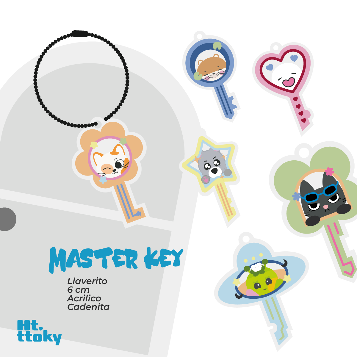Llavero Master Key - ¡Colecciona tus Llaves de la Felicidad!
