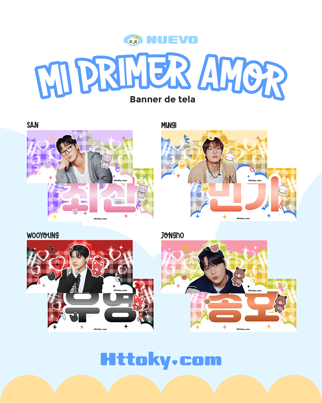 BANNER DE TELA "MI PRIMER AMOR"