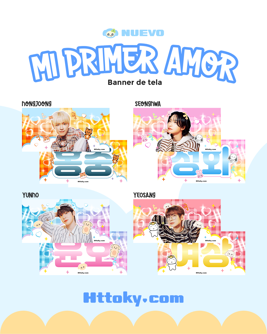 BANNER DE TELA "MI PRIMER AMOR"