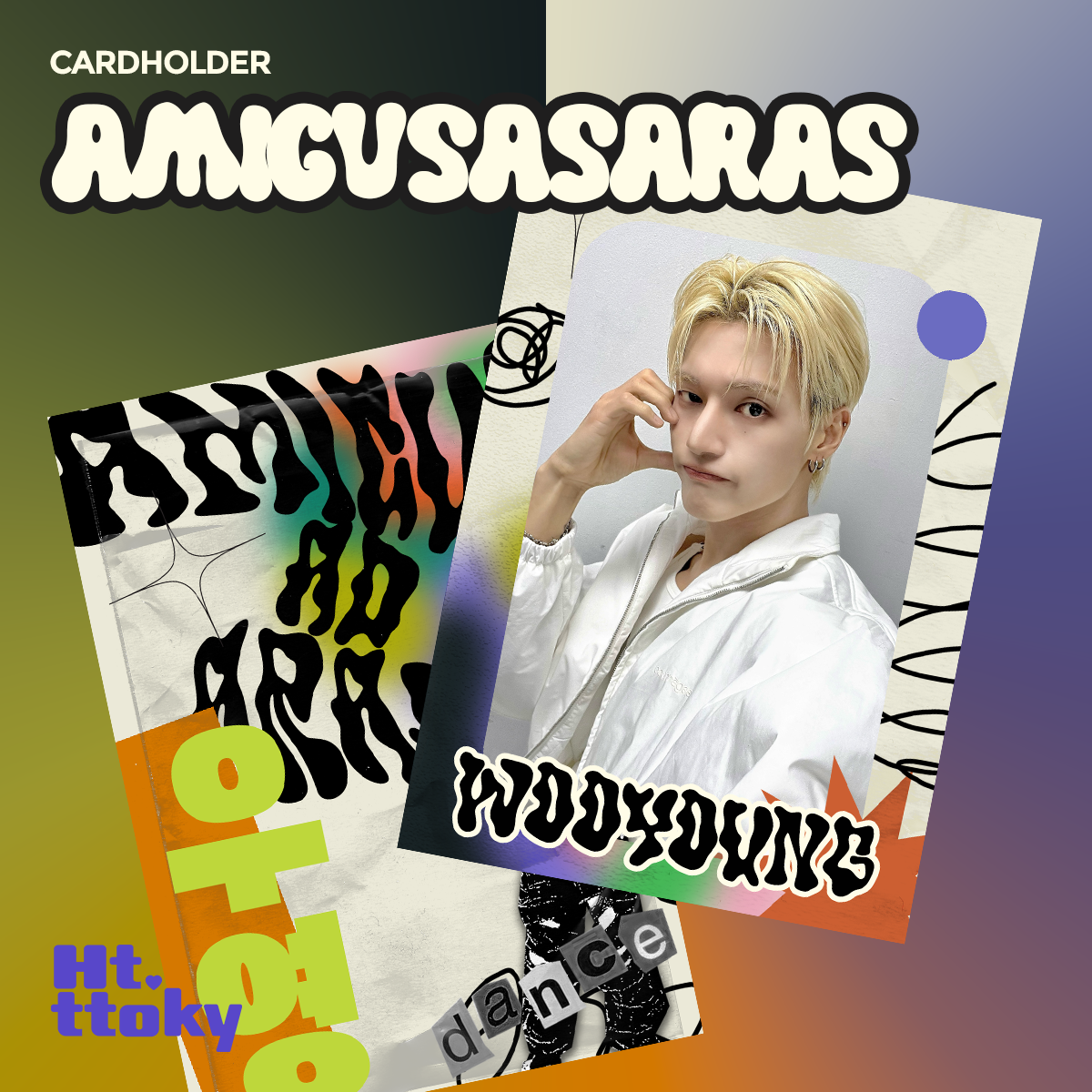 Cardholder Wooyoung  "AMICUSASARAS"