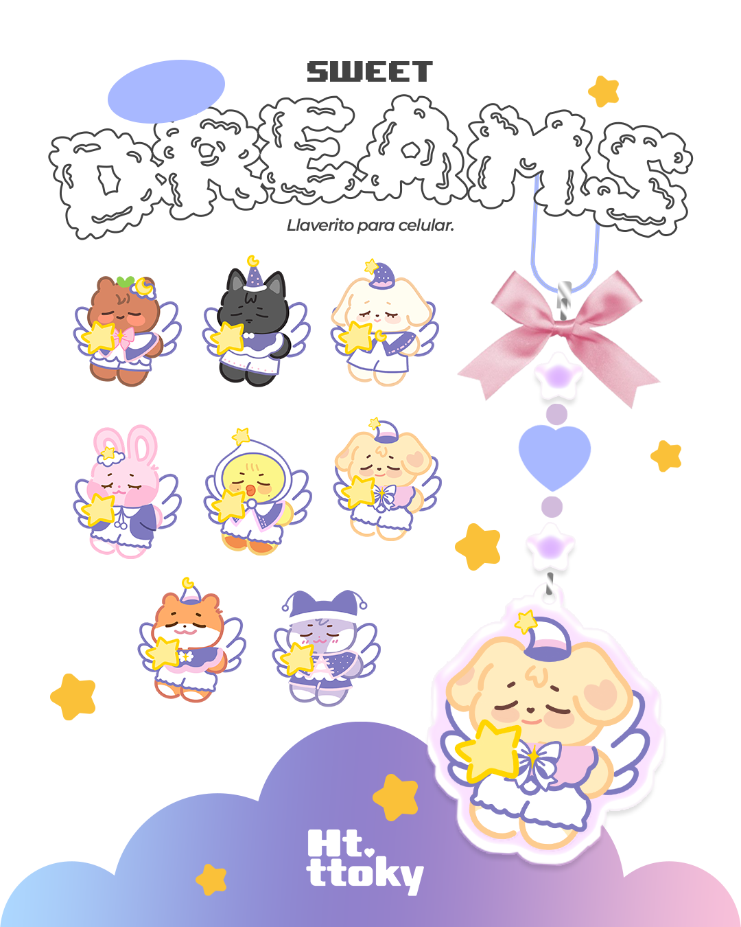 Llavero para Celular "Aniteez Dreams"