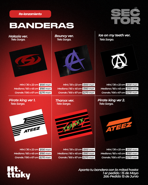 Banderas ATEEZ 'Sector 1'