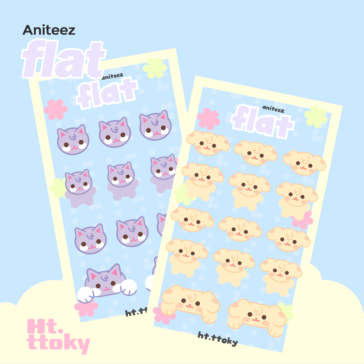 Stickers “Aniteez Flat” ATEEZ