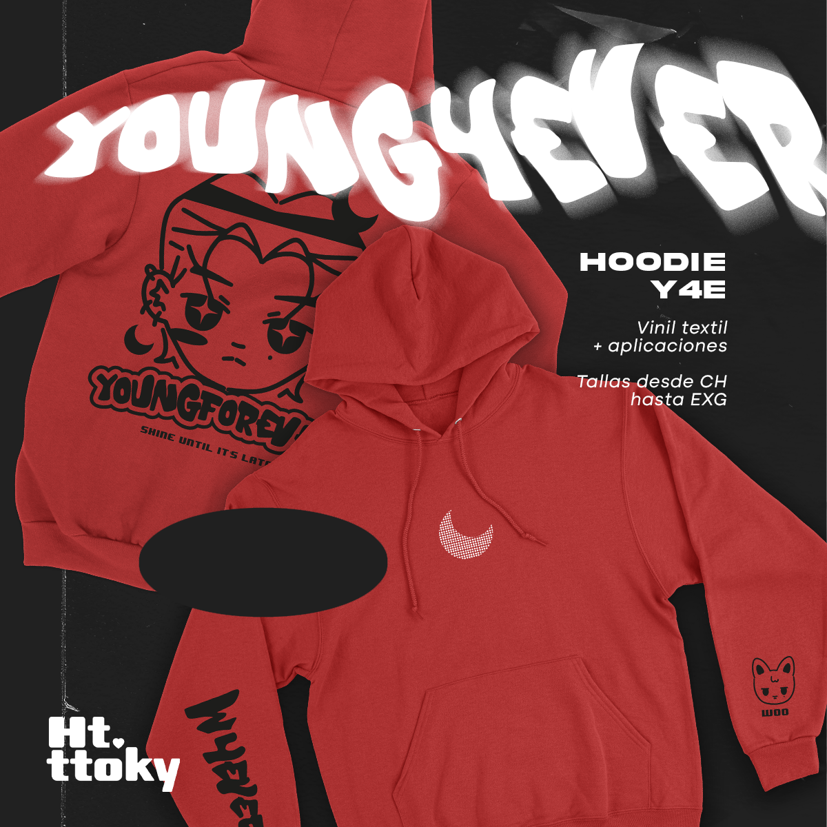 Hoodie ATEEZ Y2K Pop