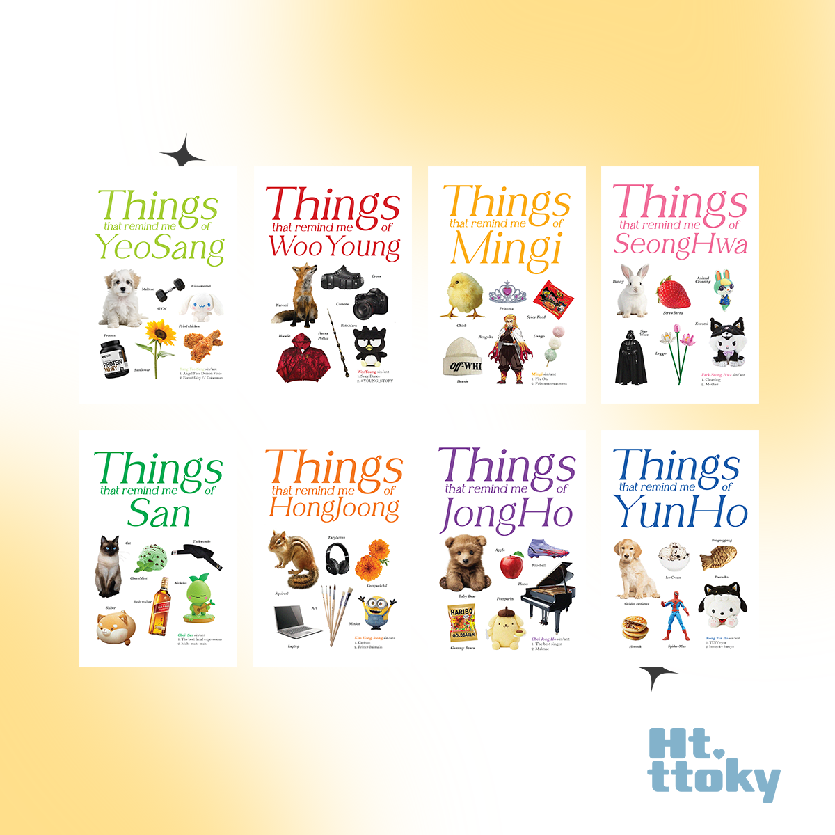 Mini Posters "Things that remind me of ATEEZ"
