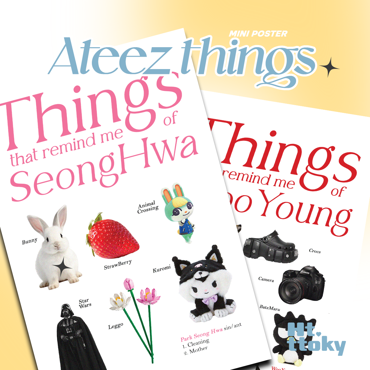 Mini Posters "Things that remind me of ATEEZ"