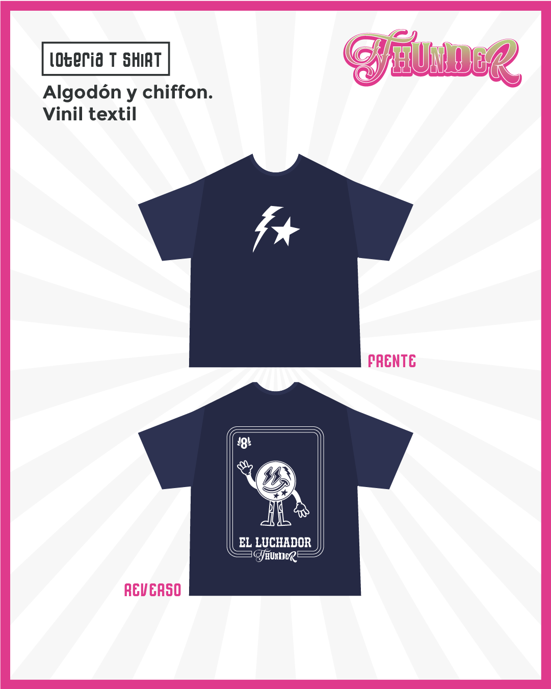 Playera Thunder "Lotería"