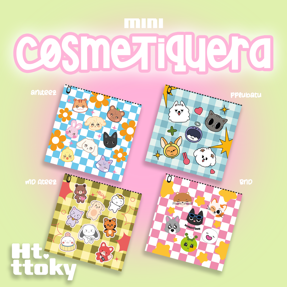 Mini Cosmetiquera 'Punchbag'