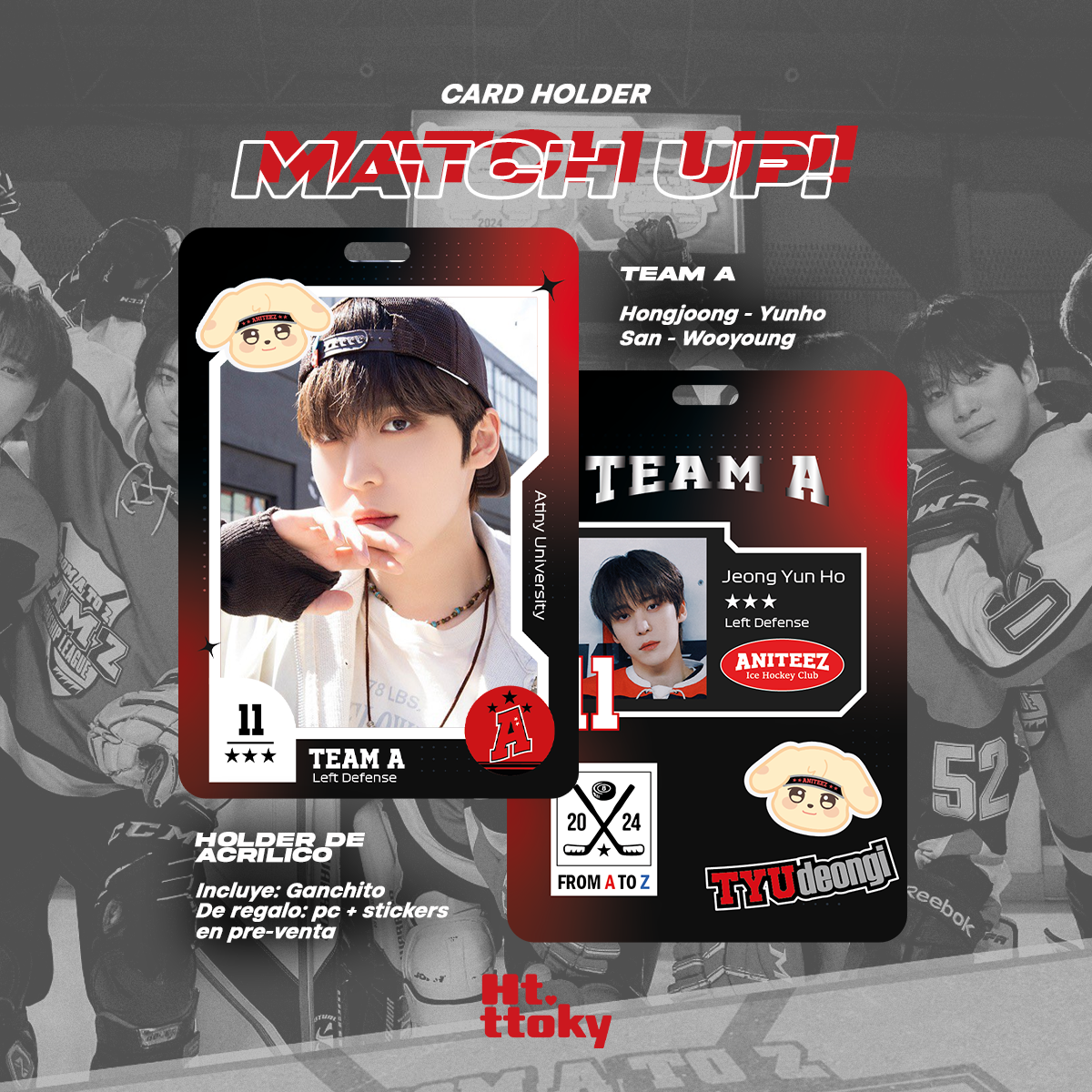 Card Holder “MATCH UP!” ATEEZ