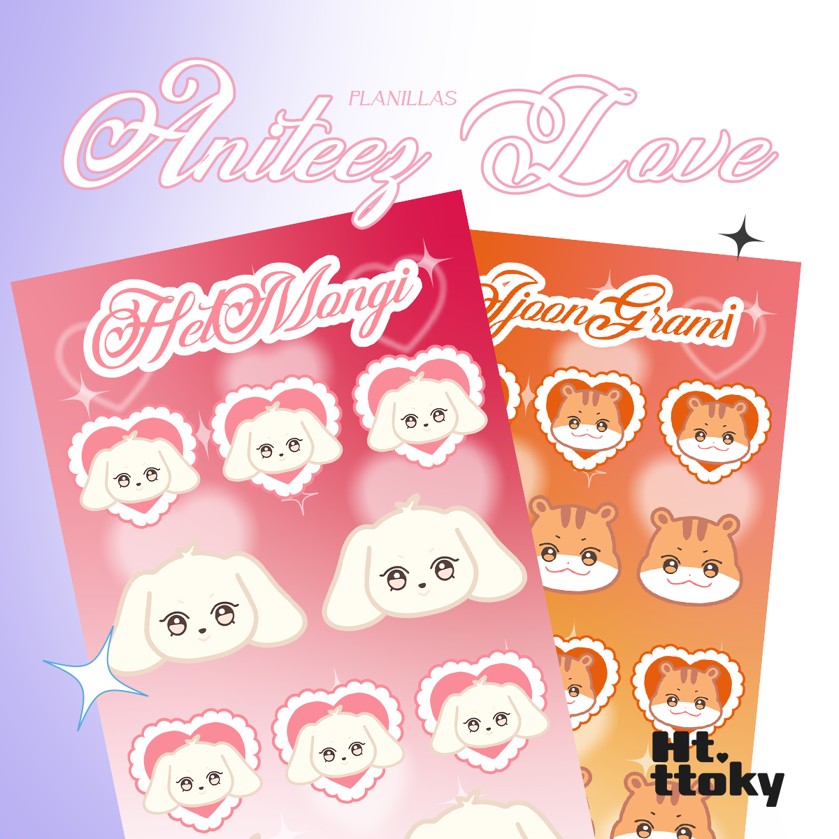 Stickers Aniteez 'Love'