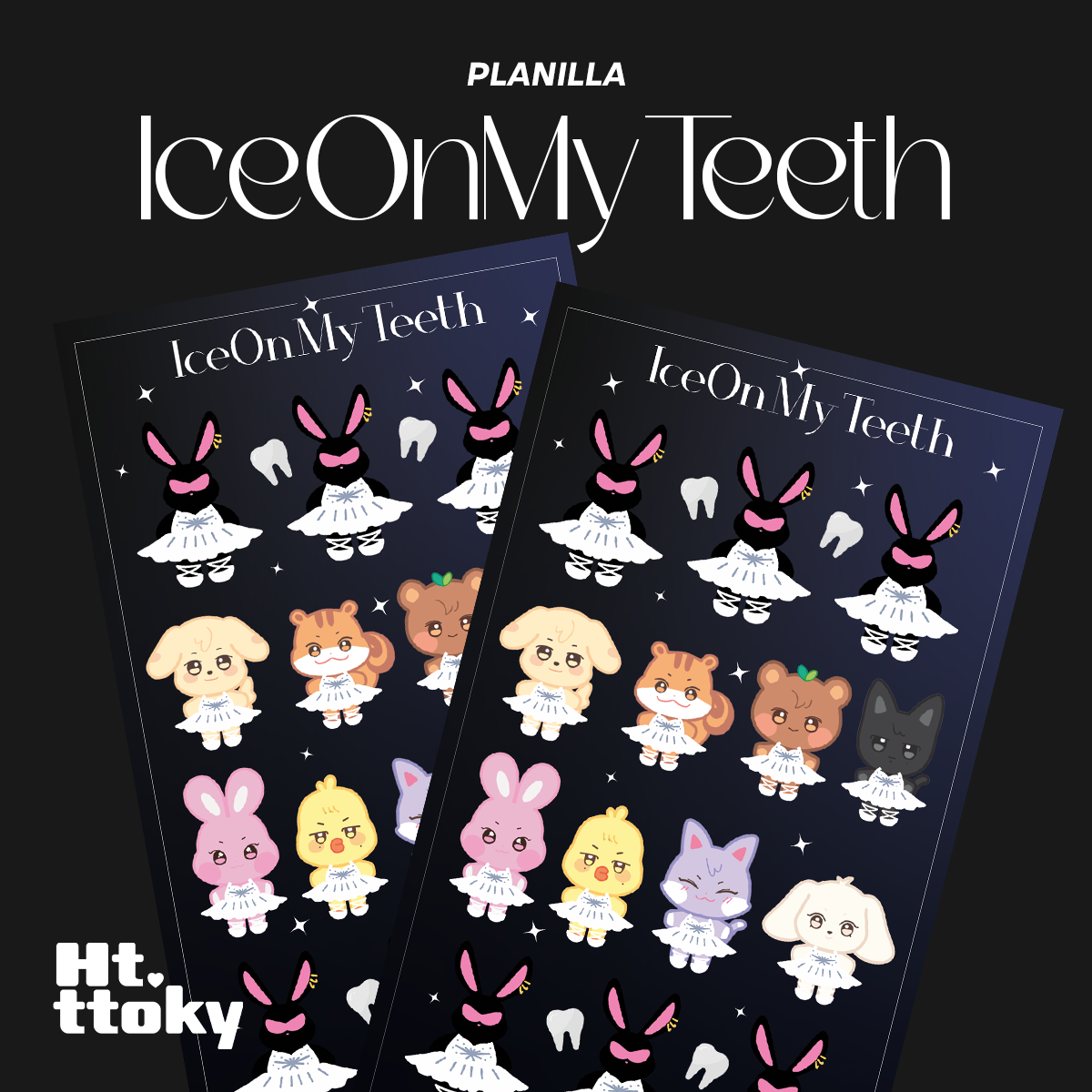 Stickers "Ice On My Teeth"
