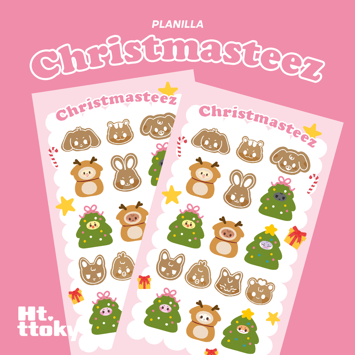 Stickers Navideños 'Christmasteez'